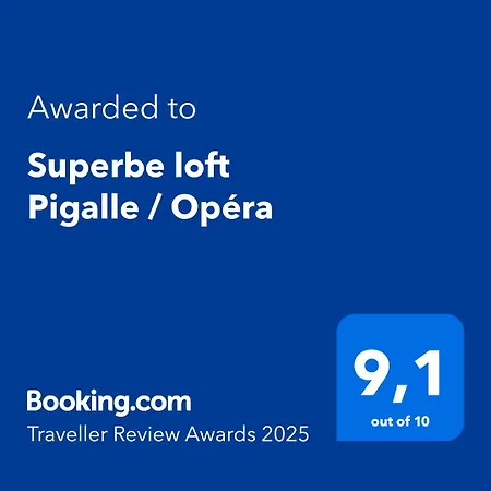 Lägenhet Superbe Loft Pigalle / Opera Paris